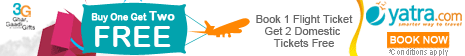 Free Air Tickets from Yatra.com