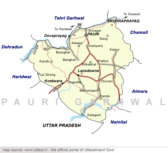 Pauri Map