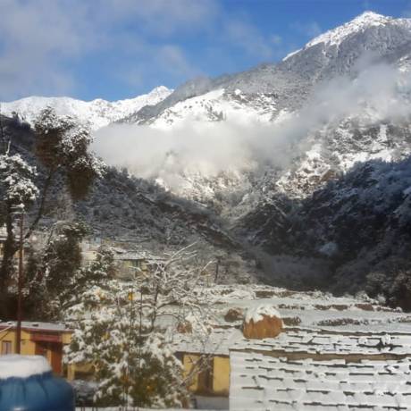 Urgam Valley after snowfall