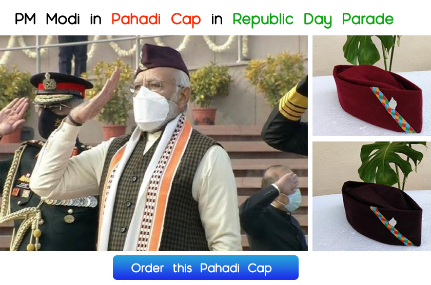 Pahadi Topi - Uttarakhandi Pahari Cap