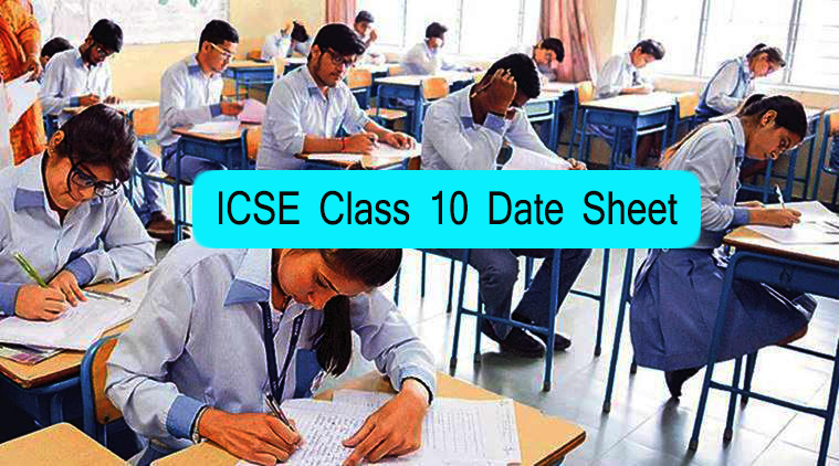 ICSE Class 10 Date Sheet 2021