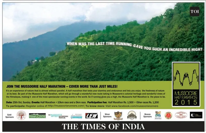 Mussoorie Half Marathon 2015