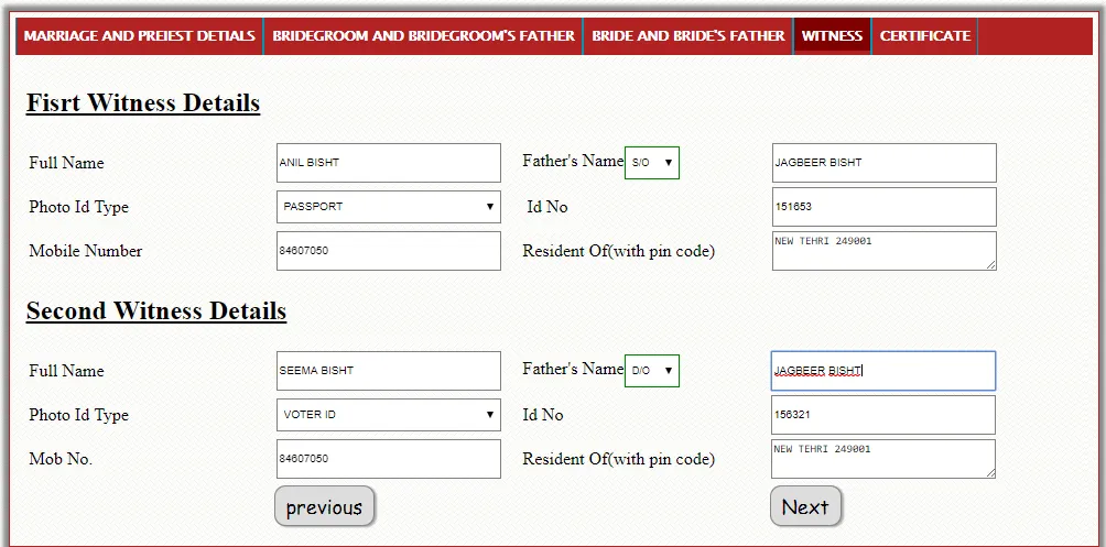 Online marriage registration in Uttarakhand