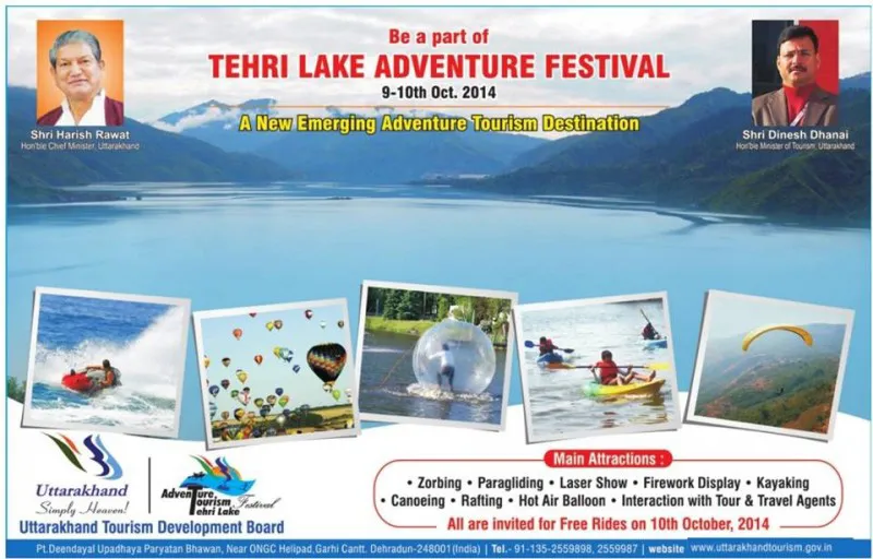 Tehri Lake Adventure Festival 2014