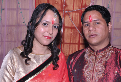 Uma and Naveen Sajwan