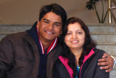 Mohita and Sushil Dhapola