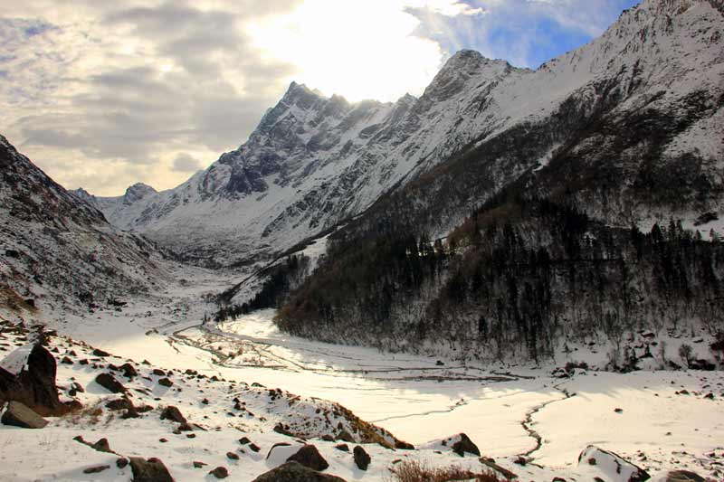 Snow at Har Ki Doon