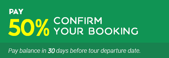 Pay 30% to Confirm Booking