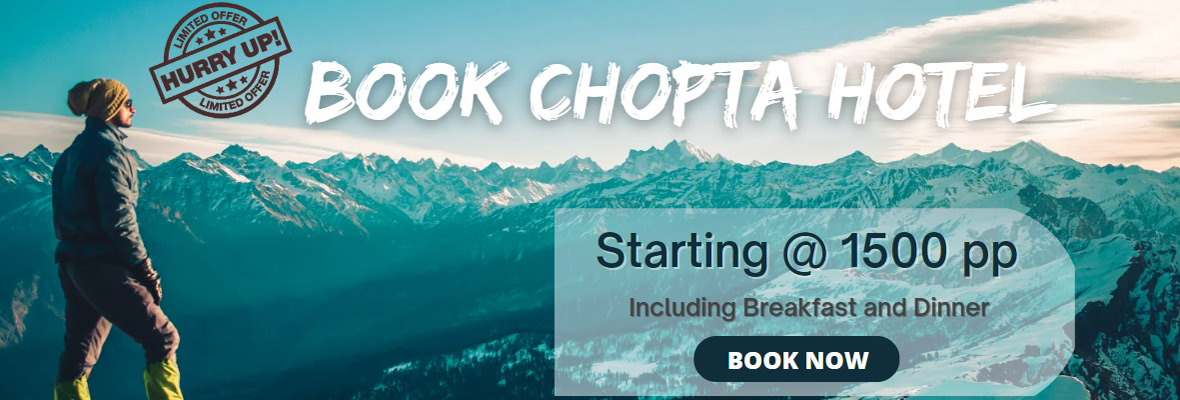 Book hotel stay in Chopta