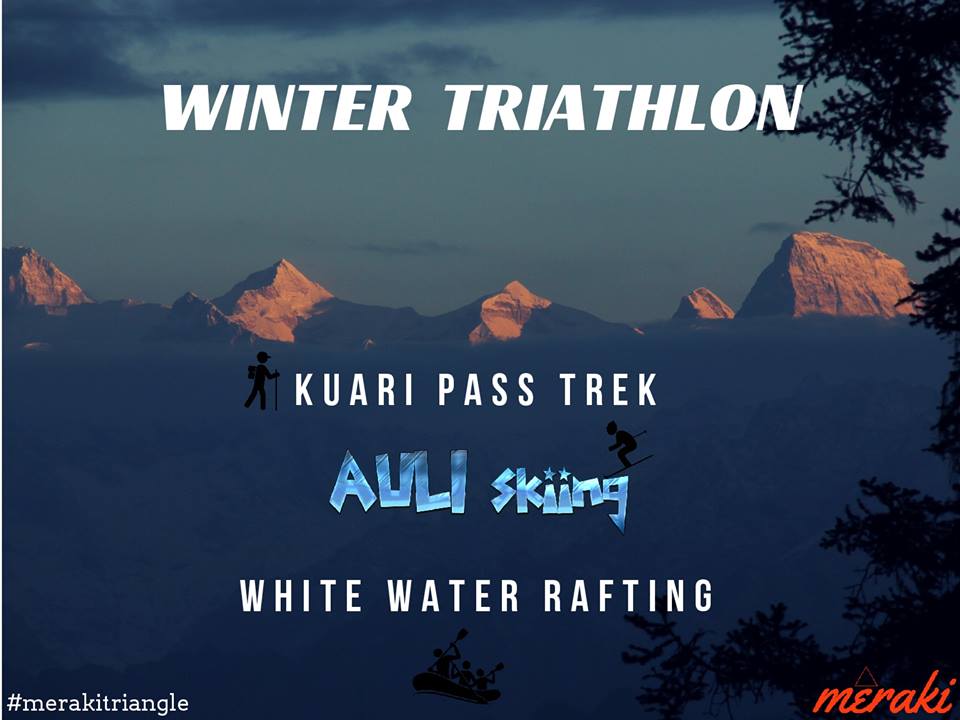 Winter Triathlon - Auli Skiing + Kuari Pass Trek + White Water Rafting Photos