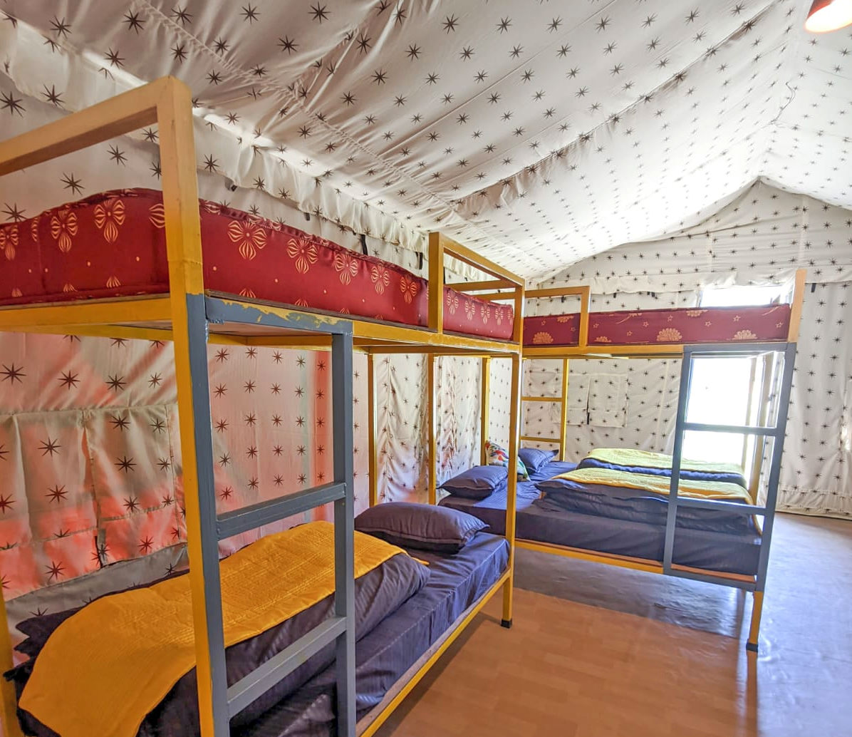 Rishikesh Riverside Camping - Best Bunk Bed Stay Photos