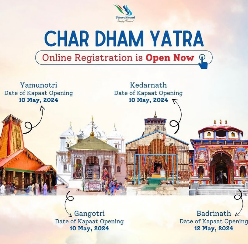 Char Dham Yatra Registration Guide 2024