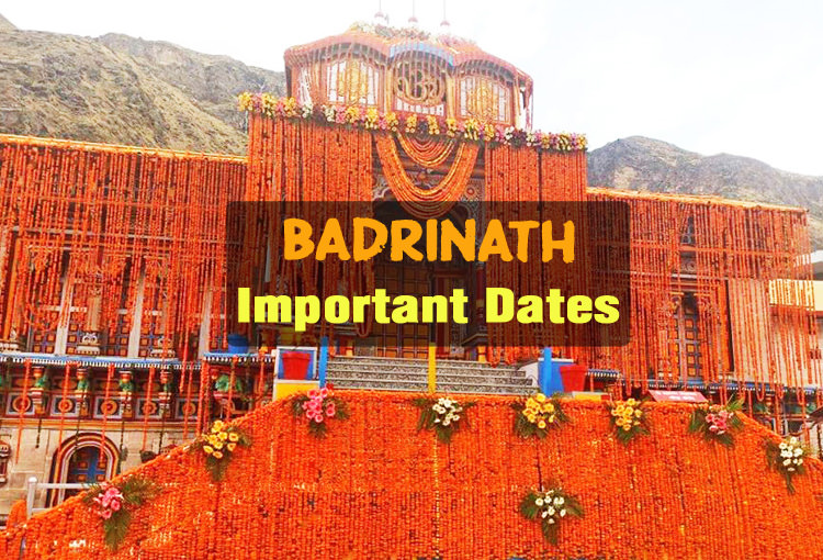 Badrinath Temple Opening and Closing Dates 2023