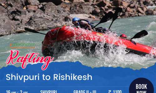 Shivpuri to Rishikesh Rafting Booking