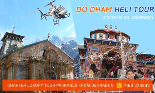 3 Days Kedarnath Badrinath Do Dham Yatra by Helicopter