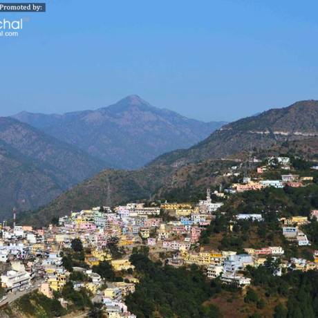 An amazing view of Chamba Town - Tehri Garhwal.