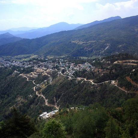 Didihat Town view from Sherakot