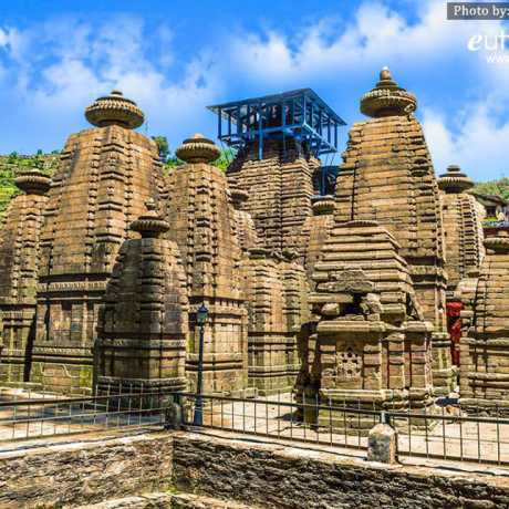 Jageshwar is a Hindu pilgrimage town in Almora district, Uttarakhand. The temple city comprises a cluster of 124 large and small stone temples, dating 9th to 13th century AD, with many preserved by the Archaeological Survey of India (ASI).