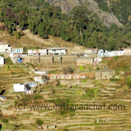 View of KanakChauri Village