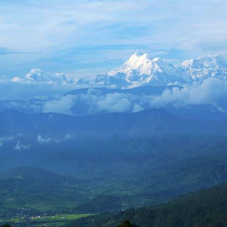 Trishul Peaks as seen from Kausani