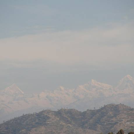 Majestic Himalayas as seen form lansdowne.