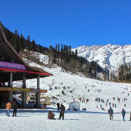 Winters Snow Sports in Manali Solang valley