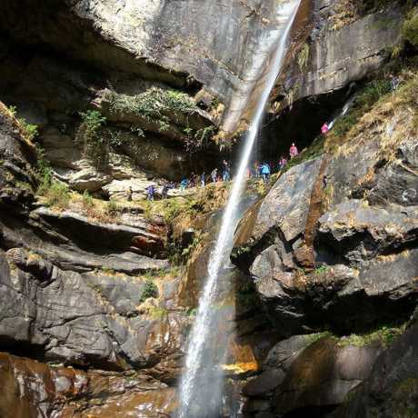 Waterfall on the way of Atri Muni ashram of Mandal, Chamoli.