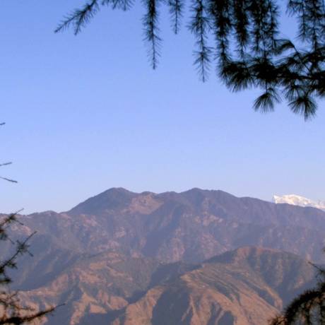 Nag Tibba and Himalayas as seen from Lal Tibba