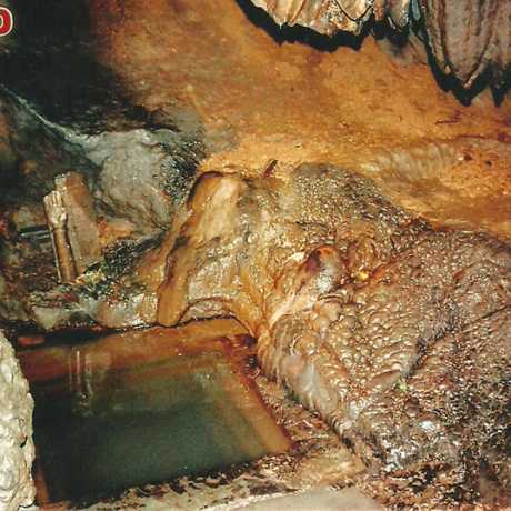 A Small Holy Water kund inside cave