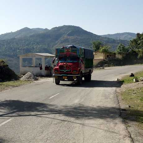 Mountain roads in Kathur, Pauri Garhwal
