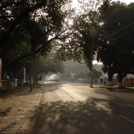 Early morning roads of Roorkee