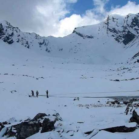 Trekking to Sunderdhunga Glacier